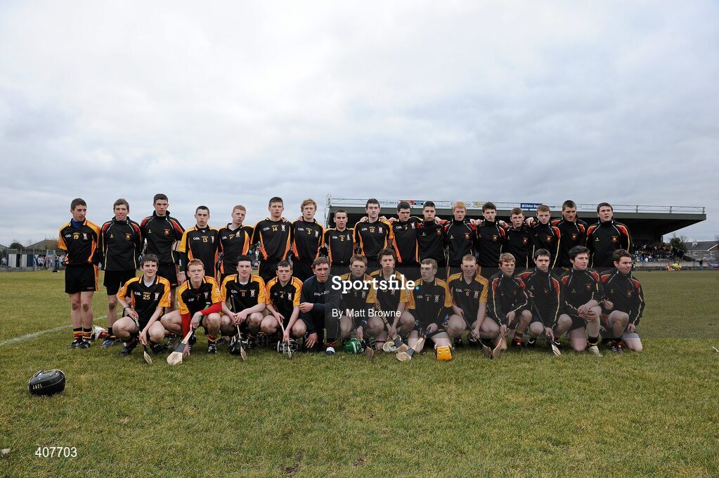 6 March 2010; The Ard Scoil Ris squad. Harty Cup Final replay, Thurles CBS v Ard Scoil Ris, McDonagh Park, Nenagh, Co. Tipperary. Picture credit: Matt Browne / SPORTSFILE