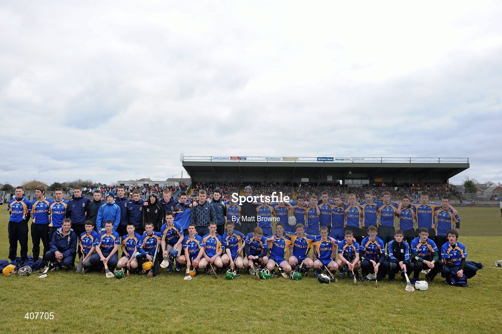 6 March 2010; The Thurles CBS squad. Harty Cup Final replay, Thurles CBS v Ard Scoil Ris, McDonagh Park, Nenagh, Co. Tipperary. Picture credit: Matt Browne / SPORTSFILE