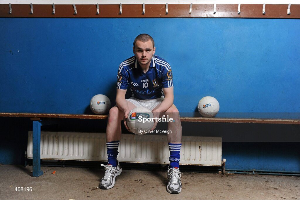 9 March 2010; Pictured at the AIB GAA Club Championship Final press conference is St. Galls Captain, Colin Brady. St. Galls will take on Kilmurry Ibrickane in the AIB GAA Football Senior Championship Finals on St. Patrick's Day, 17th March, in Croke Park. St Galls, Belfast, Co. Antrim. Picture credit: Oliver McVeigh / SPORTSFILE
