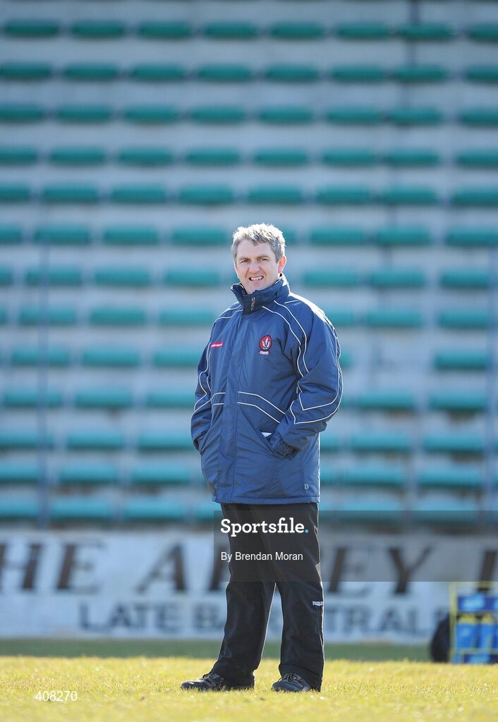 7 March 2010; Damien Cassidy, Derry manager. Allianz GAA Football National League, Division 1, Round 3, Kerry v Derry, Austin Stack Park, Tralee, Co. Kerry. Picture credit: Brendan Moran / SPORTSFILE