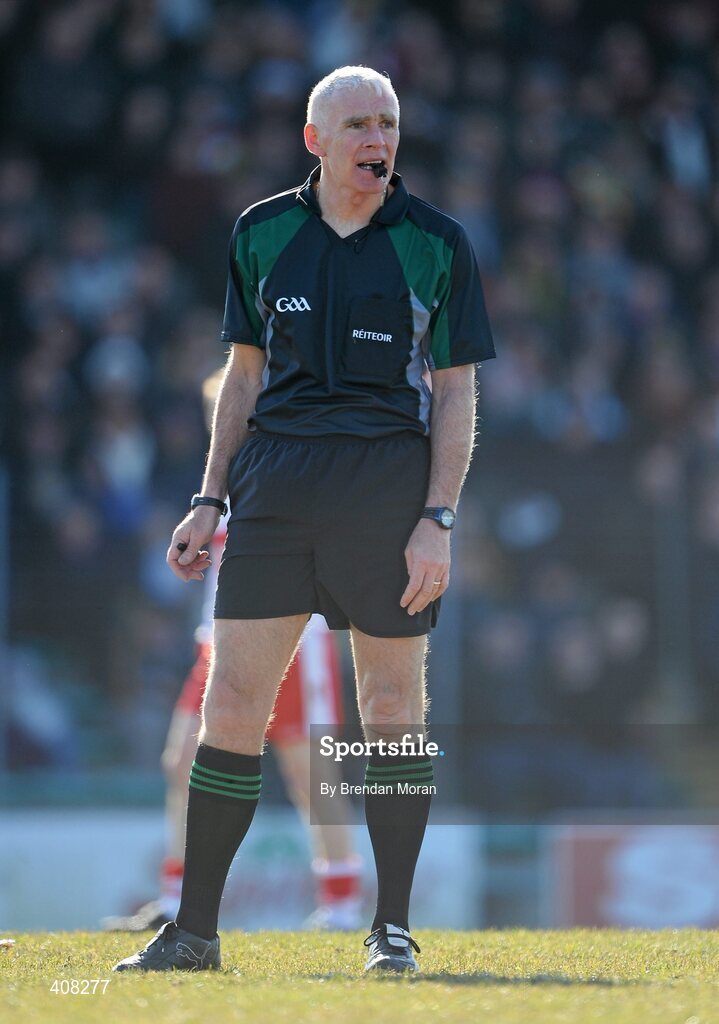 7 March 2010; Gearoid O Conamha, Referee. Allianz GAA Football National League, Division 1, Round 3, Kerry v Derry, Austin Stack Park, Tralee, Co. Kerry. Picture credit: Brendan Moran / SPORTSFILE