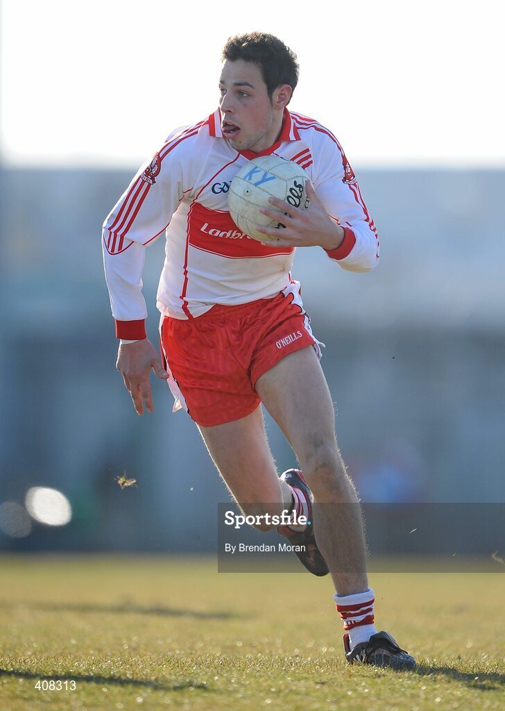 7 March 2010; Brian Mullan, Derry. Allianz GAA Football National League, Division 1, Round 3, Kerry v Derry, Austin Stack Park, Tralee, Co. Kerry. Picture credit: Brendan Moran / SPORTSFILE