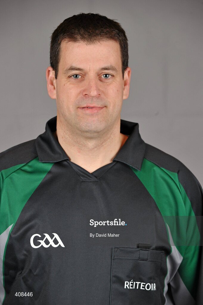10 March 2010; Referee Damien Brazil, Offaly. Picture credit: David Maher / SPORTSFILE