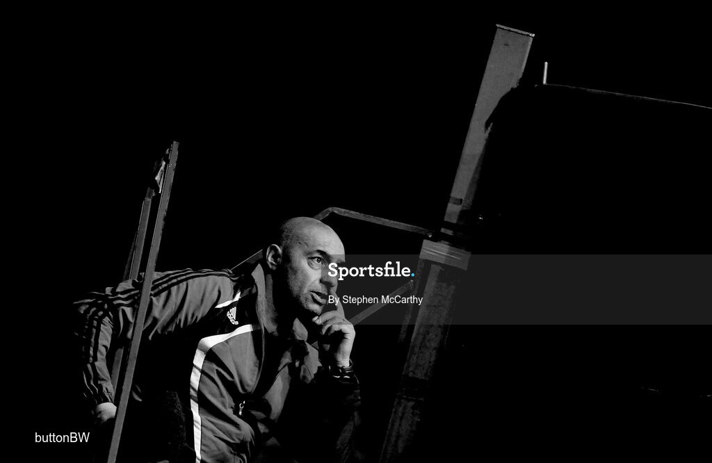 20 February 2010; Bray coach Pete Taylor watches on during a bout. National Boxing Championships - Semi-Finals, National Stadium, Dublin. Picture credit: Stephen McCarthy / SPORTSFILE