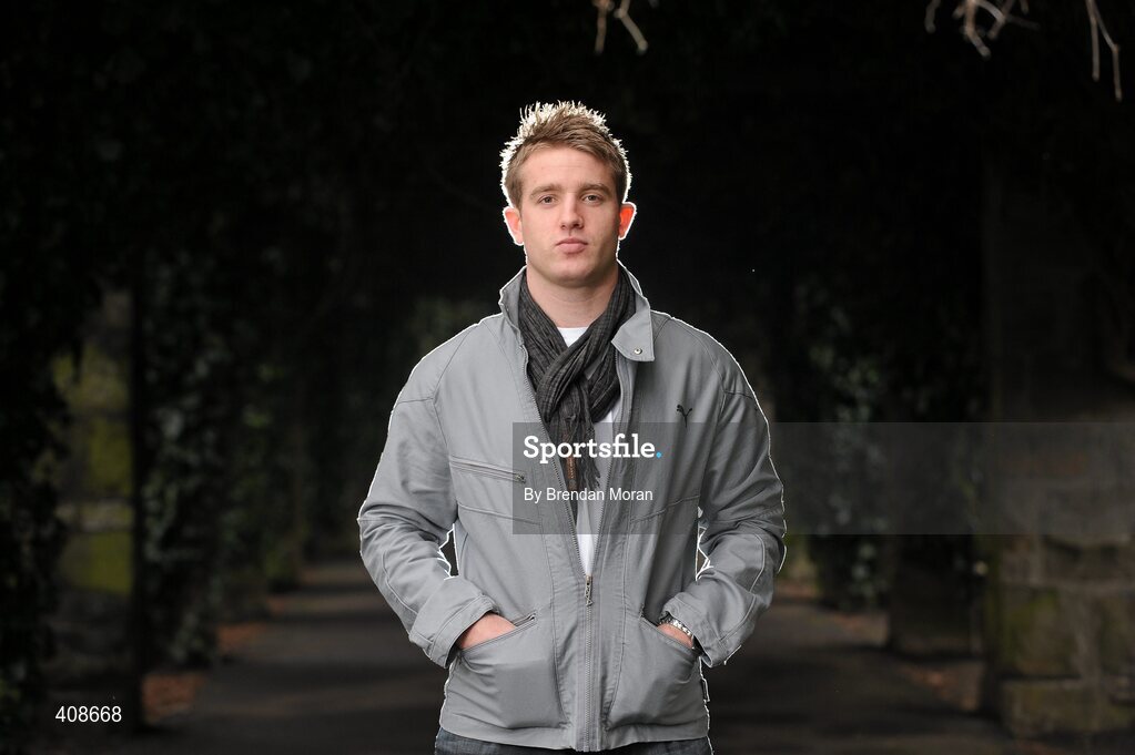 20 January 2010; Ireland and Leinster rugby player Luke Fitzgerald. Herbert Park, Ballsbridge, Dublin. Picture credit: Brendan Moran / SPORTSFILE