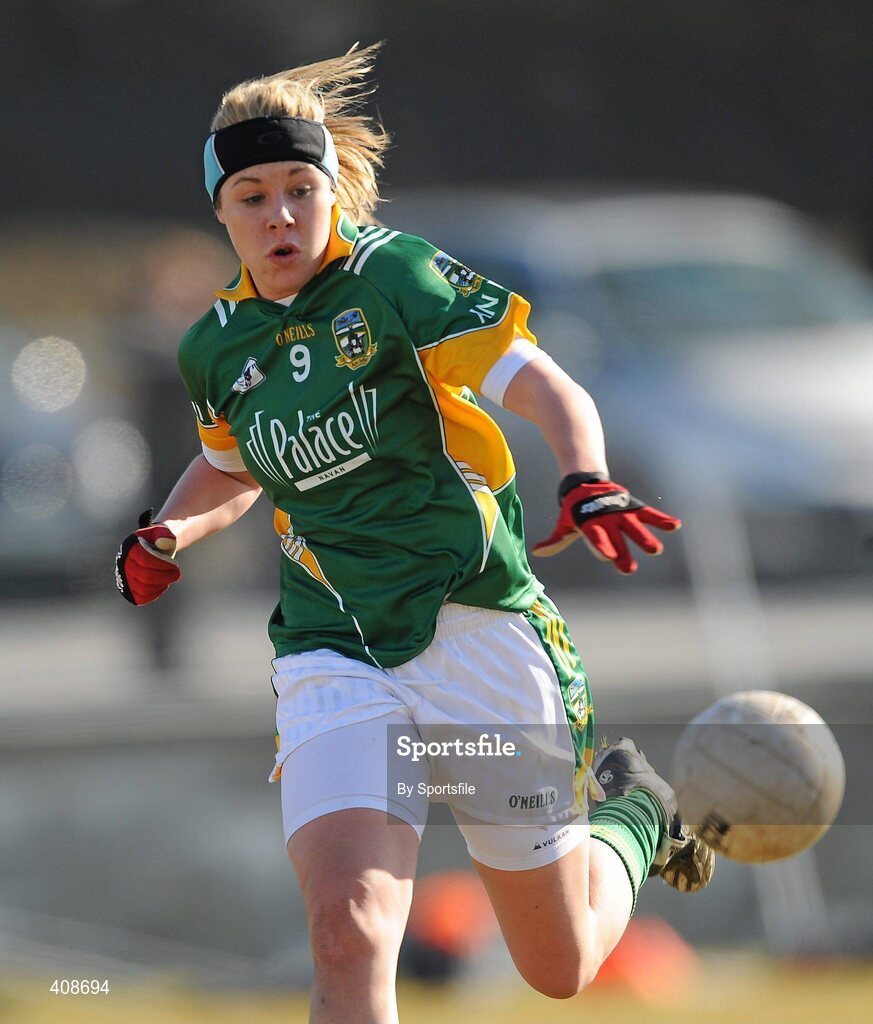 7 March 2010; Stephanie Byrne, Meath. Bord Gais Energy Ladies National Football League Division 2 Round 4, Armagh v Meath, Cullaville, Co. Armagh. Photo by Sportsfile