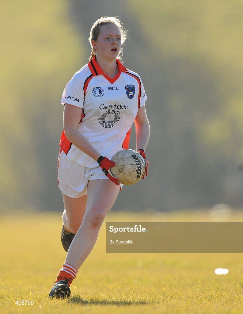 7 March 2010; Caroline O'Hanlon, Armagh. Bord Gais Energy Ladies National Football League Division 2 Round 4, Armagh v Meath, Cullaville, Co. Armagh. Photo by Sportsfile