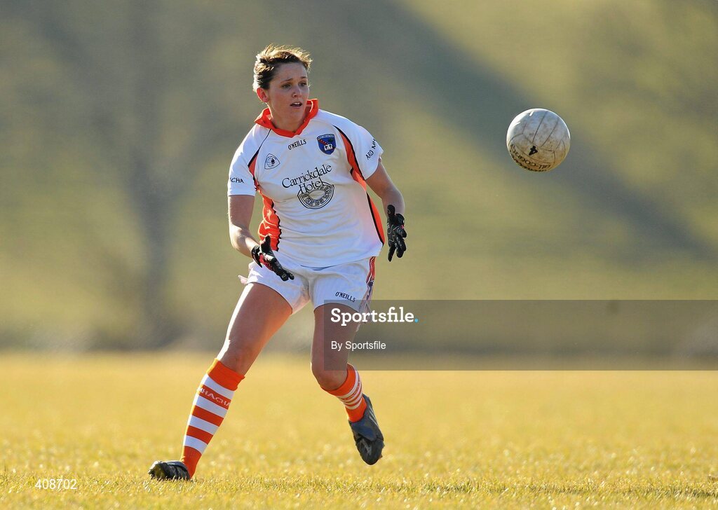 7 March 2010; Sinead McCleary, Armagh. Bord Gais Energy Ladies National Football League Division 2 Round 4, Armagh v Meath, Cullaville, Co. Armagh. Photo by Sportsfile