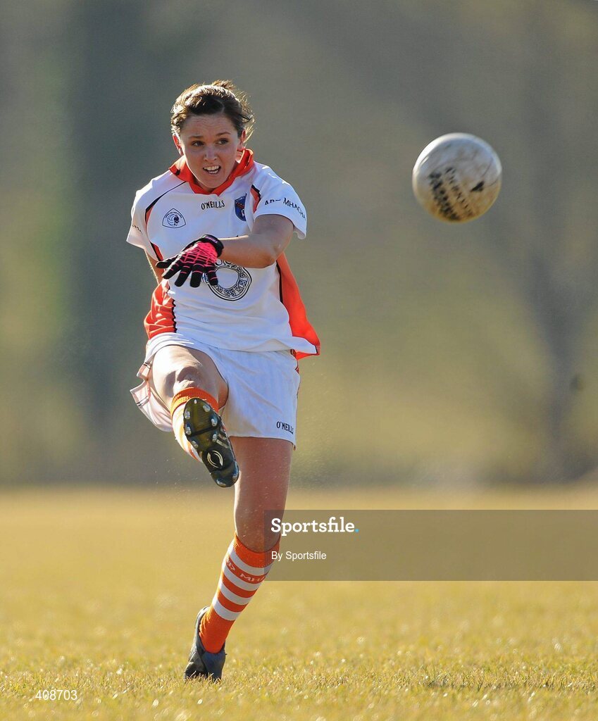 7 March 2010; Sinead McCleary, Armagh. Bord Gais Energy Ladies National Football League Division 2 Round 4, Armagh v Meath, Cullaville, Co. Armagh. Photo by Sportsfile
