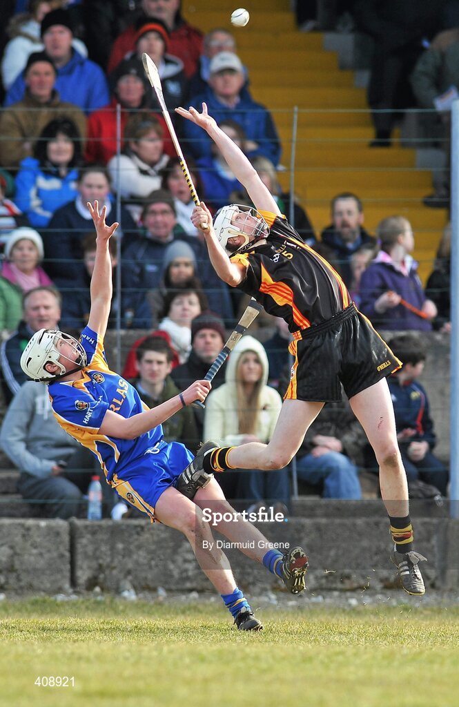 11 March 2010; Adrian Breen, Ard Scoil Ris, in action against James Bourke, Thurles CBS. Harty Cup Final, 2nd Replay, Thurles CBS v Ard Scoil Ris, McDonagh Park, Nenagh, Co. Tipperary. Picture credit: Diarmuid Greene / SPORTSFILE