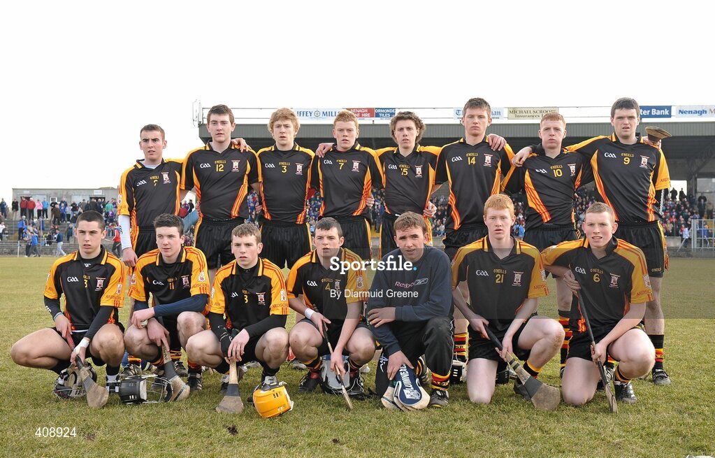 11 March 2010; The Ard Scoil Ris team. Harty Cup Final, 2nd Replay, Thurles CBS v Ard Scoil Ris, McDonagh Park, Nenagh, Co. Tipperary. Picture credit: Diarmuid Greene / SPORTSFILE