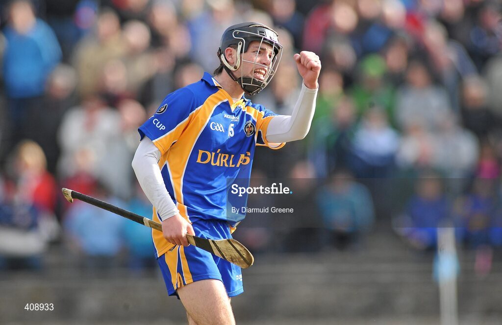 11 March 2010; Aiden McCormack, Thurles CBS, encourages his team-mates during the game, Thurles CBS. Harty Cup Final, 2nd Replay, Thurles CBS v Ard Scoil Ris, McDonagh Park, Nenagh, Co. Tipperary. Picture credit: Diarmuid Greene / SPORTSFILE