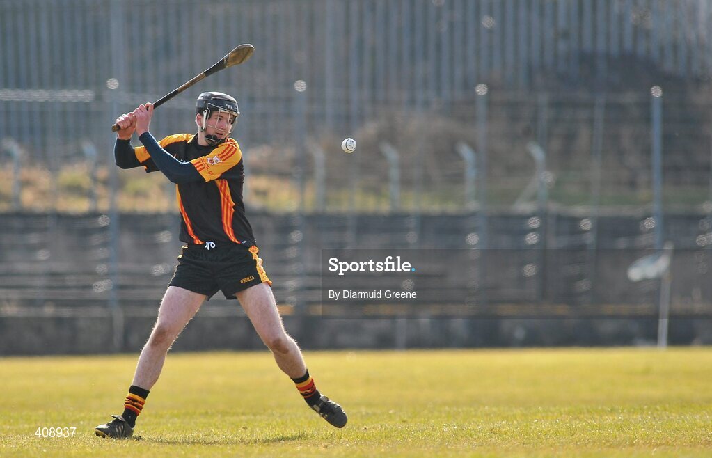 11 March 2010; Declan Hannon, Ard Scoil Ris, takes a free. Harty Cup Final, 2nd Replay, Thurles CBS v Ard Scoil Ris, McDonagh Park, Nenagh, Co. Tipperary. Picture credit: Diarmuid Greene / SPORTSFILE