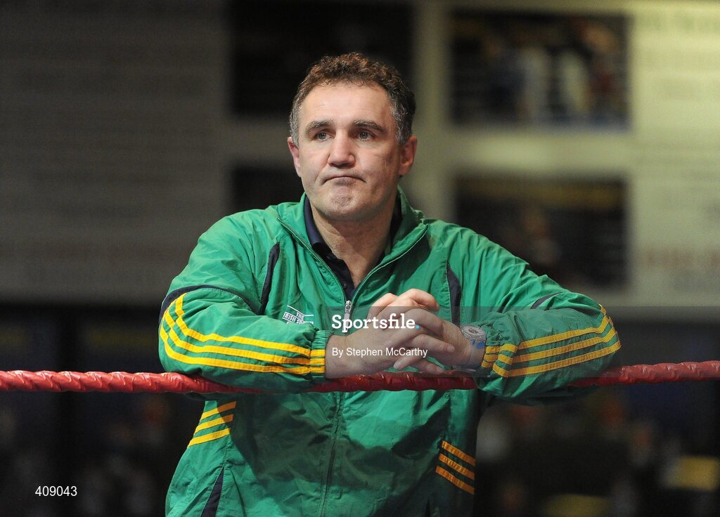 12 March 2010; Ireland coach Billy Walsh. Elite International, National Stadium, Dublin. Picture credit: Stephen McCarthy / SPORTSFILE