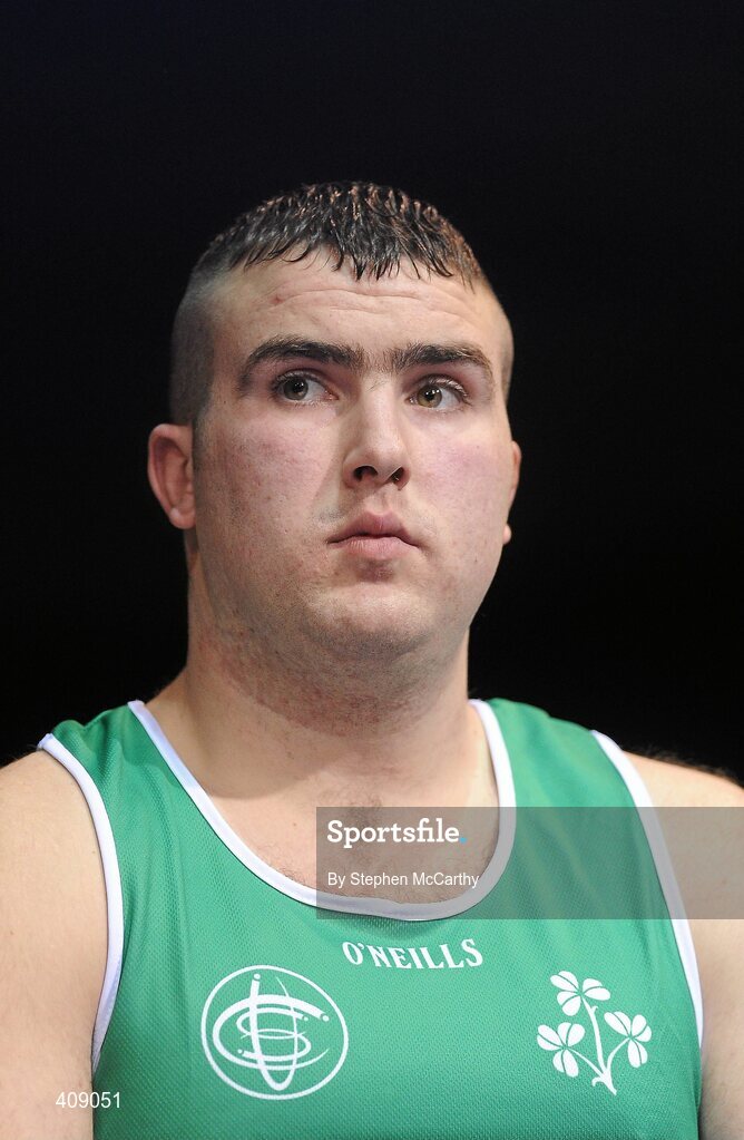 12 March 2010; David Joyce, Ireland, 91+kg. Elite International, National Stadium, Dublin. Picture credit: Stephen McCarthy / SPORTSFILE