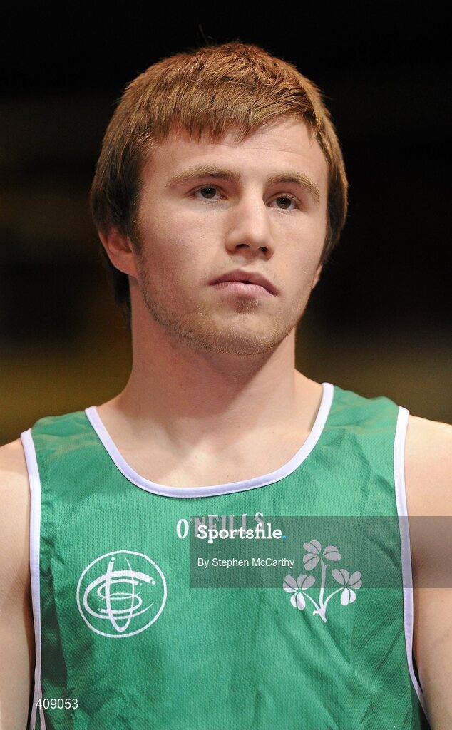 12 March 2010; Philip Sutcliffe, Ireland, 64kg. Elite International, National Stadium, Dublin. Picture credit: Stephen McCarthy / SPORTSFILE