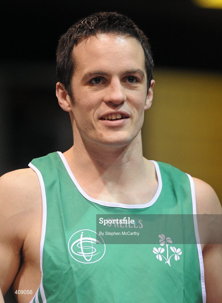 12 March 2010; Darren O'Neill, Ireland, 75kg. Elite International, National Stadium, Dublin. Picture credit: Stephen McCarthy / SPORTSFILE