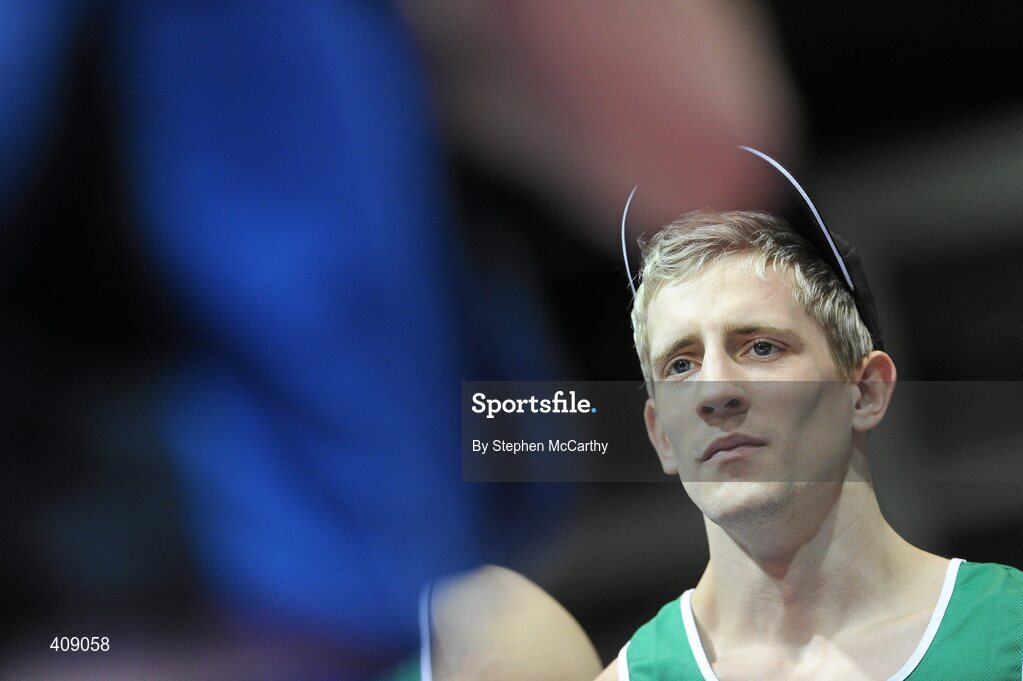 12 March 2010; Eric Donovan, Ireland, 60kg. Elite International, National Stadium, Dublin. Picture credit: Stephen McCarthy / SPORTSFILE