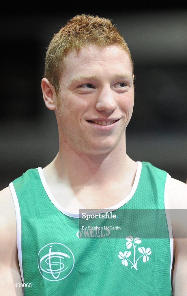 12 March 2010; Ray Moylette, Ireland, 64kg. Elite International, National Stadium, Dublin. Picture credit: Stephen McCarthy / SPORTSFILE