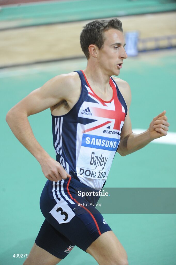 12 March 2010; Tim Bayley, Great Britain, in action during the Men's 800m heats at the 13th IAAF World Indoor Athletics Championships, Doha, Qatar. Picture credit: Pat Murphy / SPORTSFILE