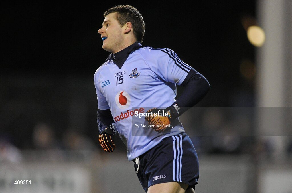 13 March 2010; Kevin McMenamon, Dublin, after scoring his side's second goal. Allianz GAA Football National League, Division 1, Round 4, Dublin v Monaghan, Parnell Park, Dublin. Picture credit: Stephen McCarthy / SPORTSFILE