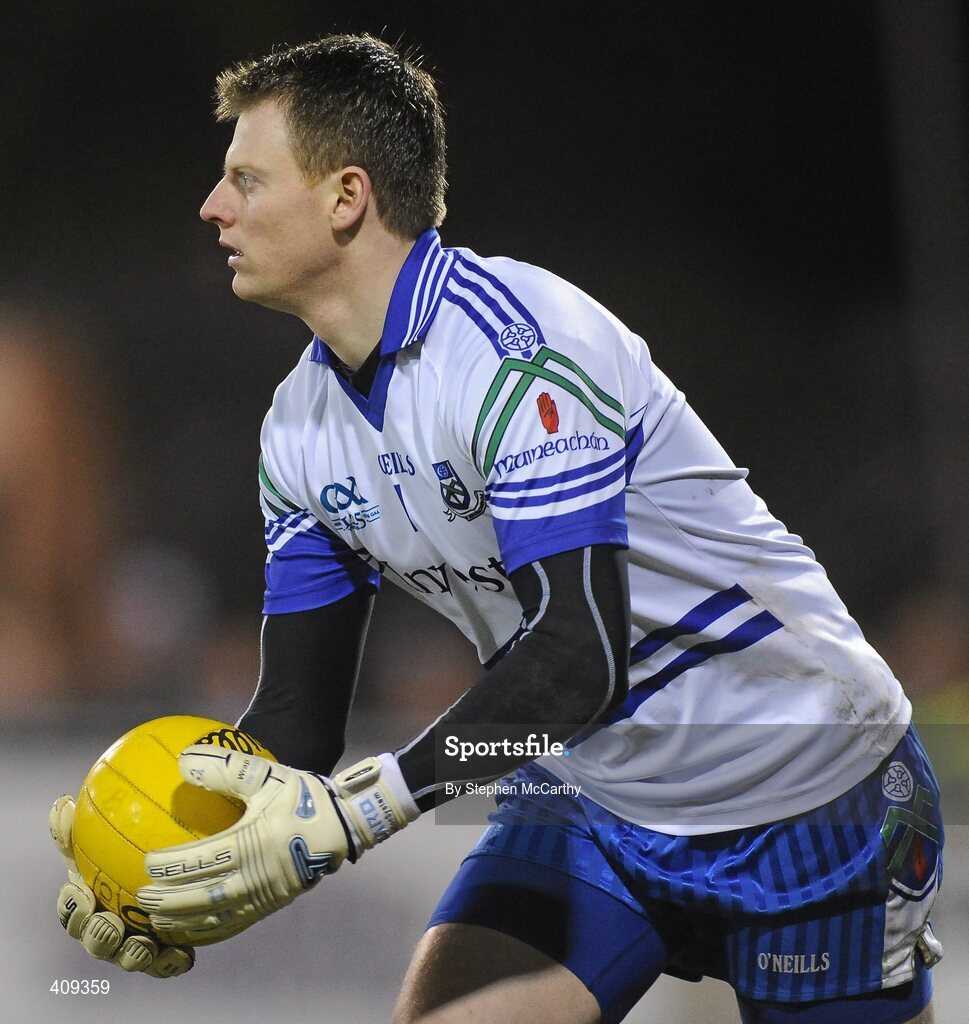 13 March 2010; Shane Duffy, Monaghan. Allianz GAA Football National League, Division 1, Round 4, Dublin v Monaghan, Parnell Park, Dublin. Picture credit: Stephen McCarthy / SPORTSFILE