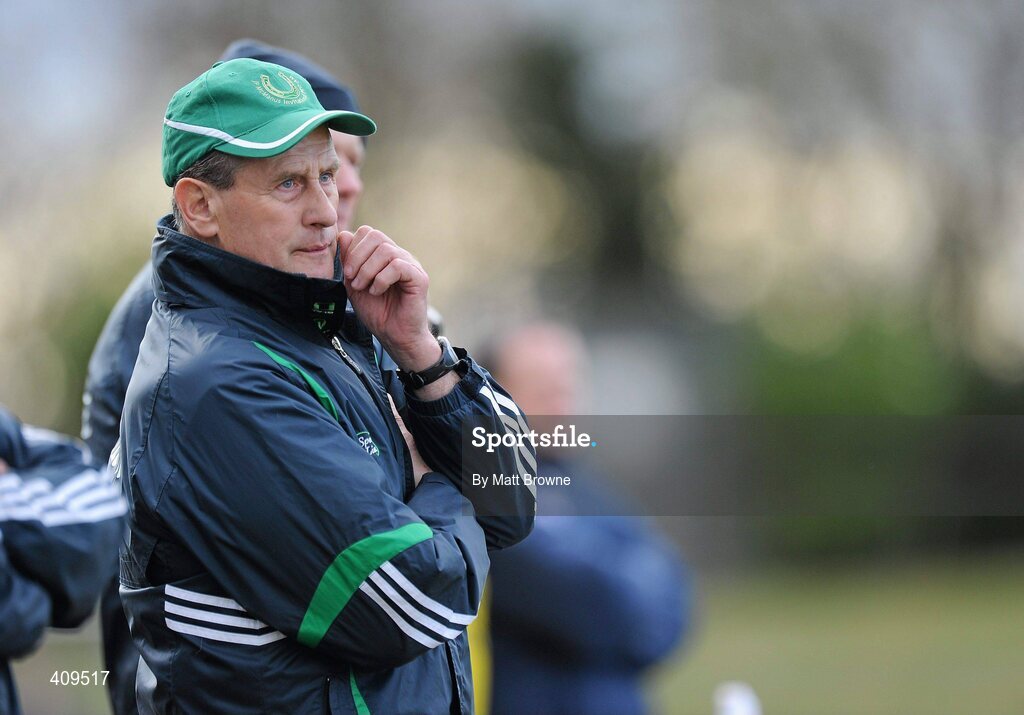 14 March 2010; Limerick manager Justin McCarthy. Allianz GAA Hurling National League, Division 1, Round 3, Waterford v Limerick, Fraher Field, Dungarvan, Co. Waterford. Picture credit: Matt Browne / SPORTSFILE