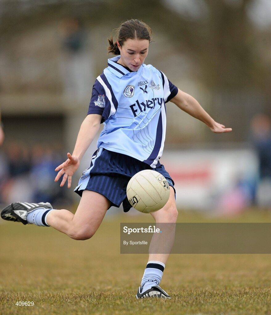 13 March 2010; Sinead Ahern, Dublin. Bord Gais Energy Ladies National Football League, Division 1, Round 5, Dublin v Monaghan, Naomh Mhearnog, Portmarnock, Co. Dublin. Photo by Sportsfile