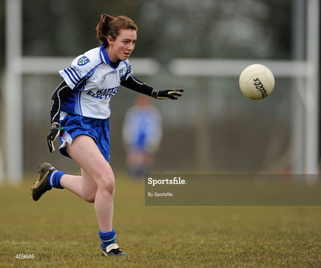 13 March 2010; Laura McEneaney, Monaghan. Bord Gais Energy Ladies National Football League, Division 1, Round 5, Dublin v Monaghan, Naomh Mhearnog, Portmarnock, Co. Dublin. Photo by Sportsfile