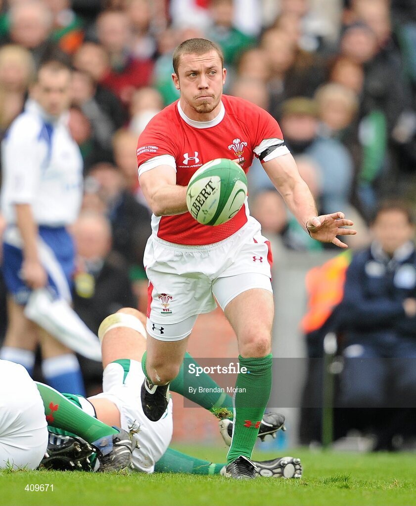 13 March 2010; Richard Rees, Wales. RBS Six Nations Rugby Championship, Ireland v Wales, Croke Park, Dublin. Picture credit: Brendan Moran / SPORTSFILE