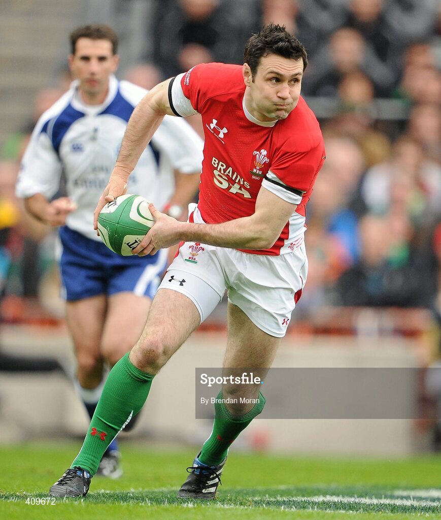 13 March 2010; Stephen Jones, Wales. RBS Six Nations Rugby Championship, Ireland v Wales, Croke Park, Dublin. Picture credit: Brendan Moran / SPORTSFILE