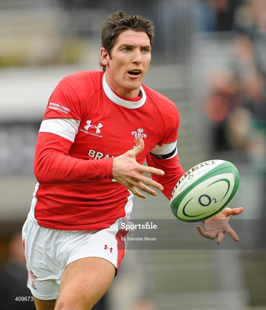 13 March 2010; James Hook, Wales. RBS Six Nations Rugby Championship, Ireland v Wales, Croke Park, Dublin. Picture credit: Brendan Moran / SPORTSFILE