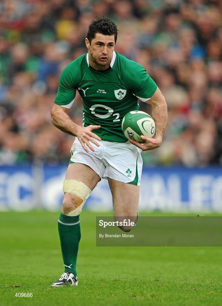 13 March 2010; Rob Kearney, Ireland. RBS Six Nations Rugby Championship, Ireland v Wales, Croke Park, Dublin. Picture credit: Brendan Moran / SPORTSFILE