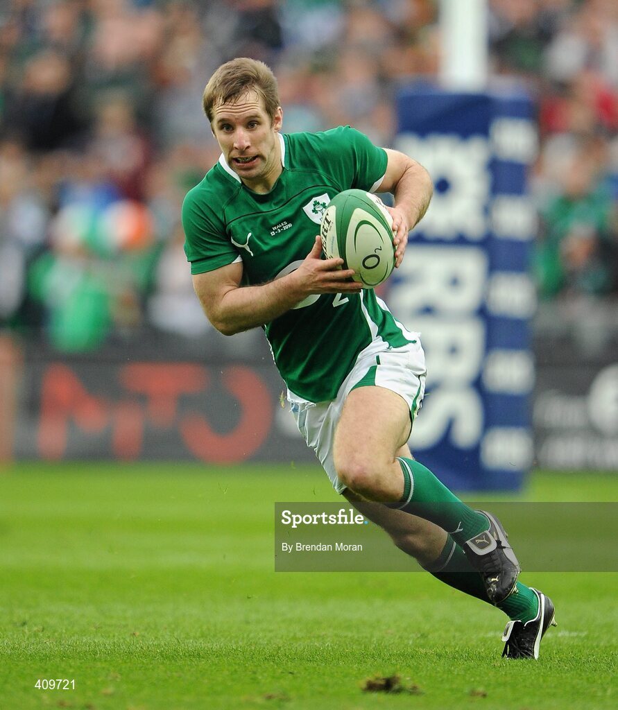 13 March 2010; Tomas O'Leary, Ireland. RBS Six Nations Rugby Championship, Ireland v Wales, Croke Park, Dublin. Picture credit: Brendan Moran / SPORTSFILE