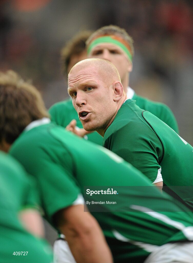 13 March 2010; Paul O'Connell, Ireland. RBS Six Nations Rugby Championship, Ireland v Wales, Croke Park, Dublin. Picture credit: Brendan Moran / SPORTSFILE