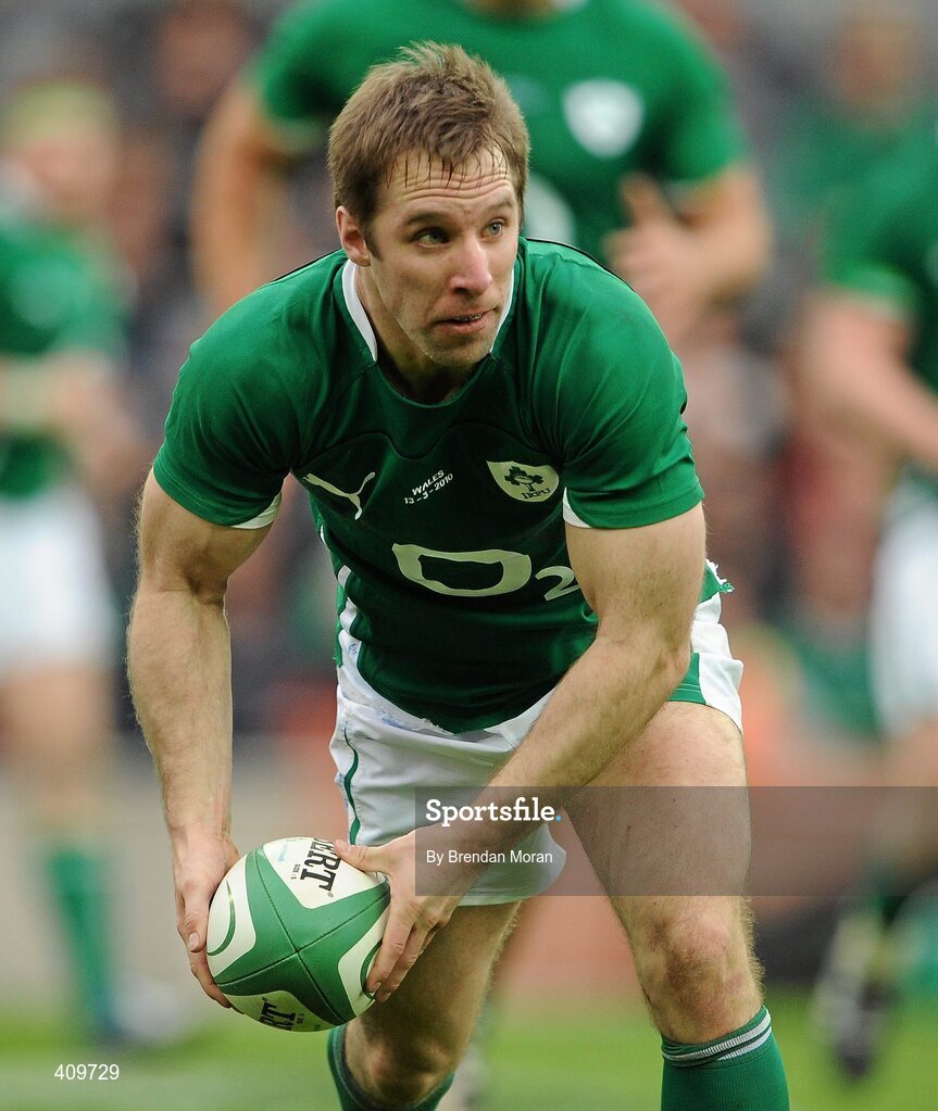 13 March 2010; Tomas O'Leary, Ireland. RBS Six Nations Rugby Championship, Ireland v Wales, Croke Park, Dublin. Picture credit: Brendan Moran / SPORTSFILE
