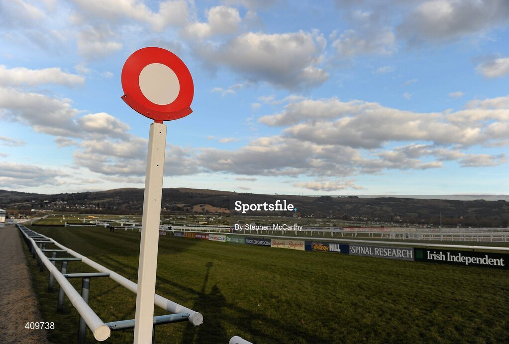 15 March 2010; A general view of the finishing straight ahead of tomorrow's start of the Cheltenham Racing Festival 2010. Prestbury Park, Cheltenham, Gloucestershire, England. Picture credit: Stephen McCarthy / SPORTSFILE
