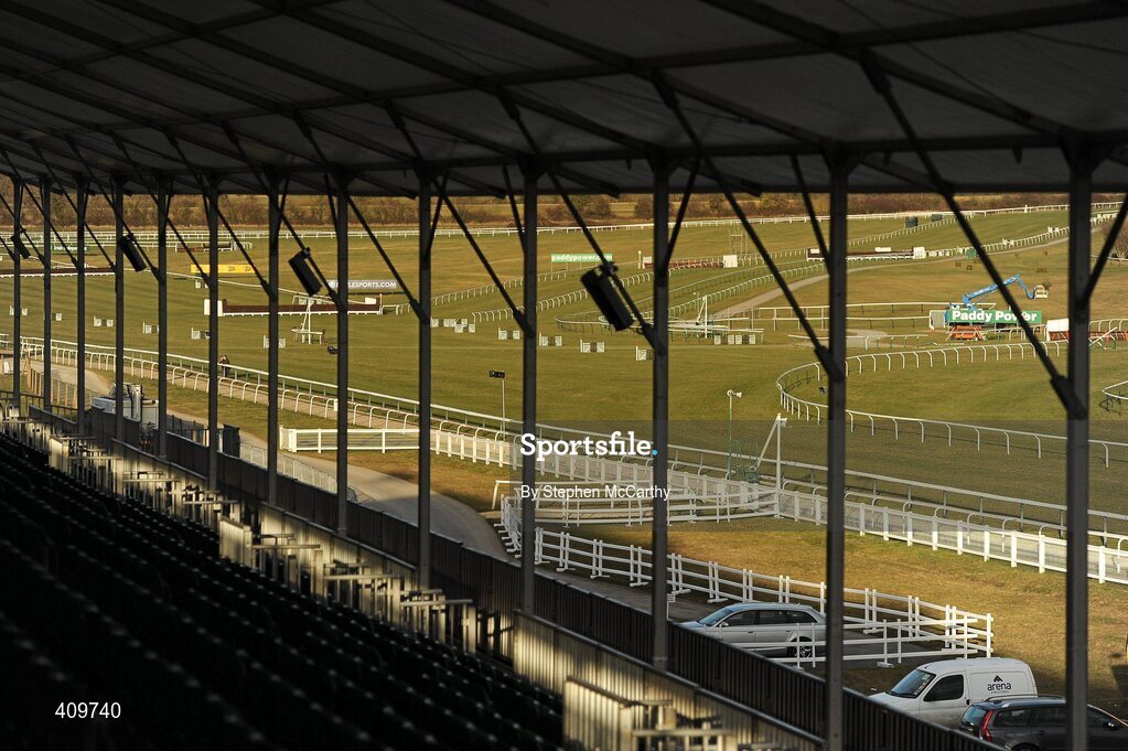 15 March 2010; A general view of the racecourse ahead of tomorrow's start of the Cheltenham Racing Festival 2010. Prestbury Park, Cheltenham, Gloucestershire, England. Picture credit: Stephen McCarthy / SPORTSFILE