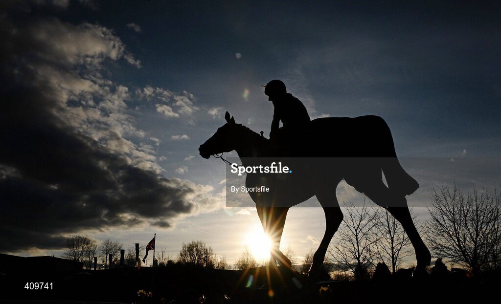 15 March 2010; A general view at the parade ring ahead of the 2010 Cheltenham Festival. Prestbury Park, Cheltenham, Gloucestershire, England. Photo by Sportsfile