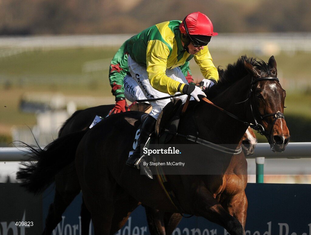 16 March 2010; Sizing Europe, with Andrew Lycnh up, on their way to winning the Irish Independent Arkle Challenge Trophy Chase. Cheltenham Racing Festival - Tuesday. Prestbury Park, Cheltenham, Gloucestershire, England. Picture credit: Stephen McCarthy / SPORTSFILE