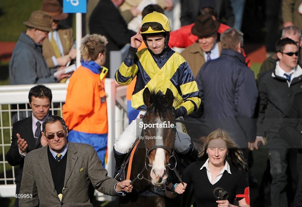 16 March 2010; Chief Dan George, with Paddy Aspell up, after winning the William Hill Trophy Handicap Chase. Cheltenham Racing Festival - Tuesday. Prestbury Park, Cheltenham, Gloucestershire, England. Photo by Sportsfile