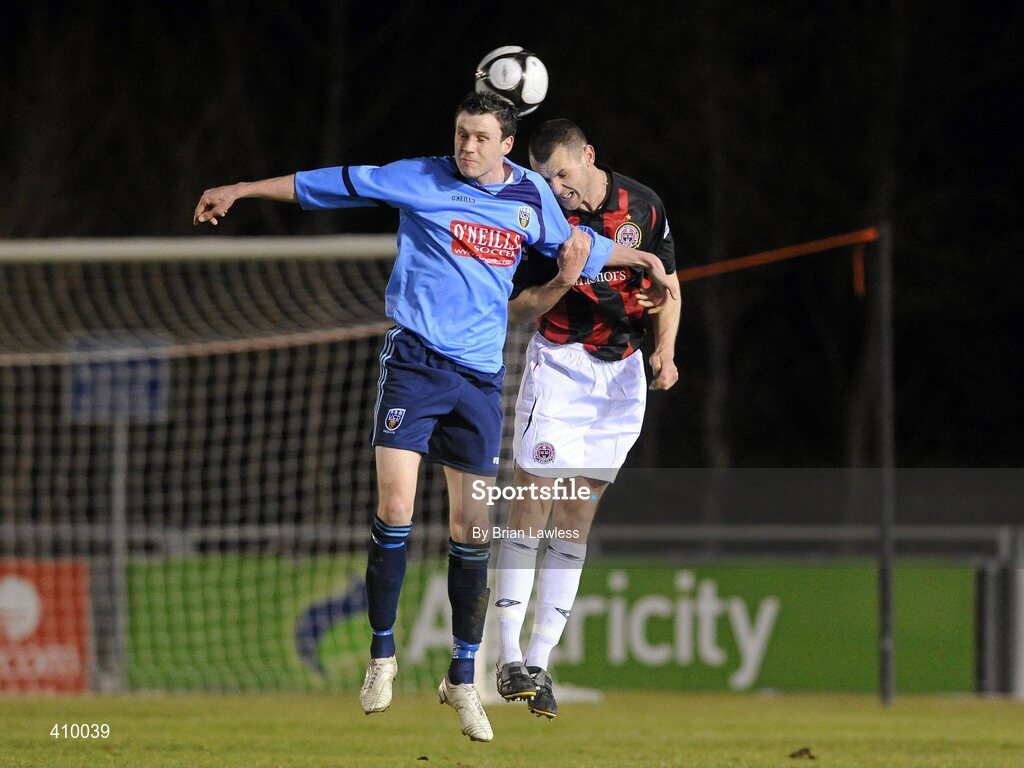 16 March 2010; Ciaran Kilduff, UCD, in action against Stephen Gray, Bohemians. Airtricity League Premier Division, UCD v Bohemians, UCD Bowl, Belfield, Dublin. Picture credit: Brian Lawless / SPORTSFILE