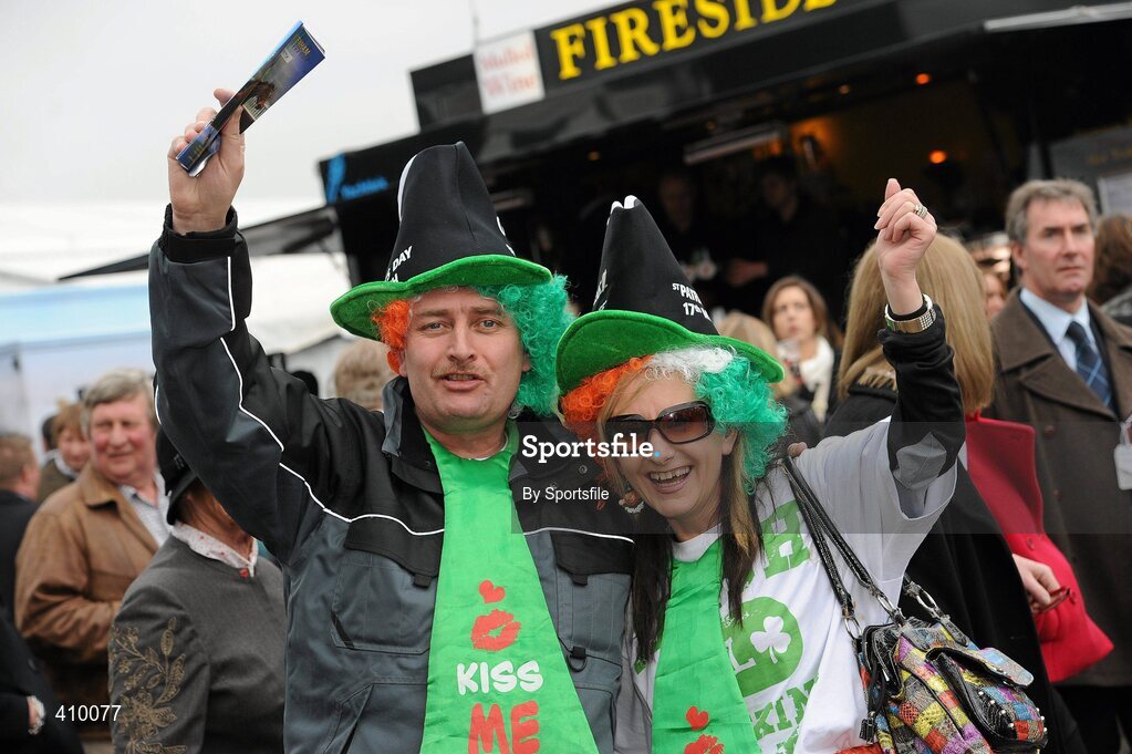 17 March 2010; Joan and Anthony McCormack, from Athlone, Co. Westmeath, ahead of the second day of the 2010 Cheltenham Racing Festival. Prestbury Park, Cheltenham, Gloucestershire, England. Photo by Sportsfile
