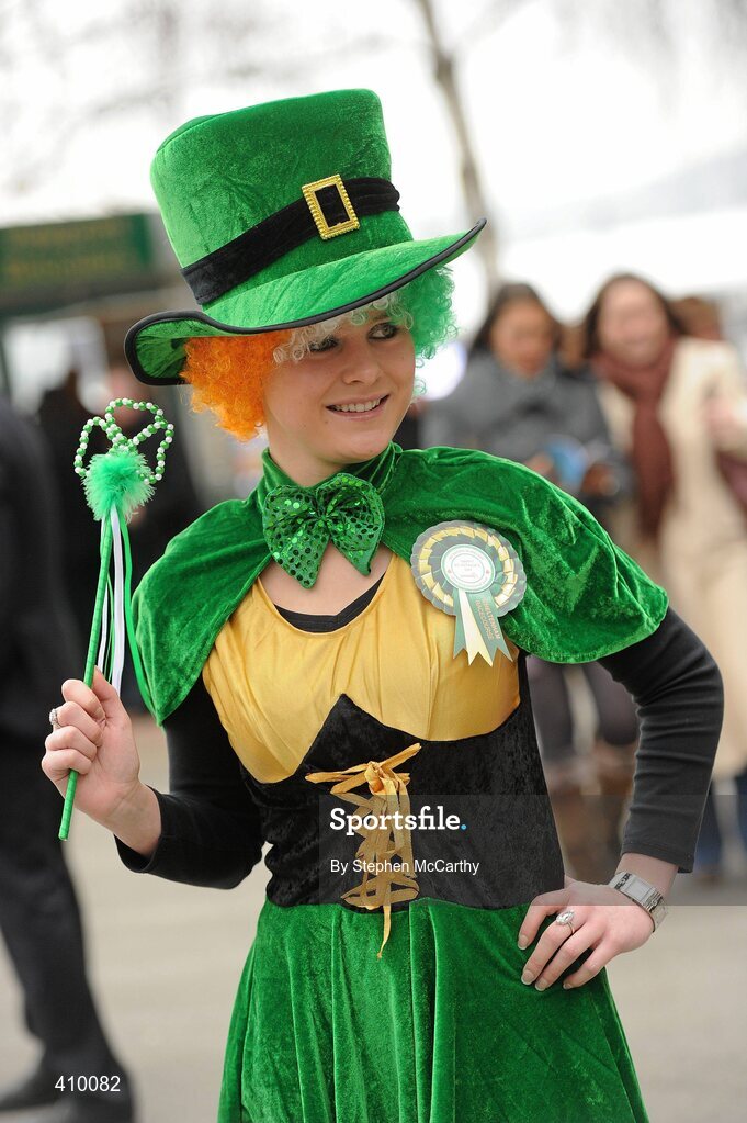 17 March 2010; Margaret Connolly, from Mullingar, Co. Westmeath, ahead of the second day of the Cheltenham Racing Festival. Cheltenham Racing Festival - Wednesday. Prestbury Park, Cheltenham, Gloucestershire, England. Picture credit: Stephen McCarthy / SPORTSFILE