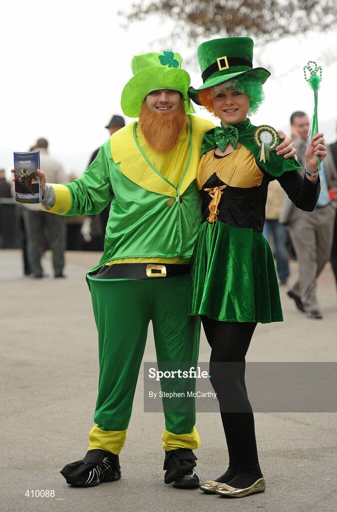 17 March 2010; Kevin Lynam and Margaret Connolly, from Mullingar, Co. Westmeath, ahead of the second day of the Cheltenham Racing Festival. Cheltenham Racing Festival - Wednesday. Prestbury Park, Cheltenham, Gloucestershire, England. Picture credit: Stephen McCarthy / SPORTSFILE