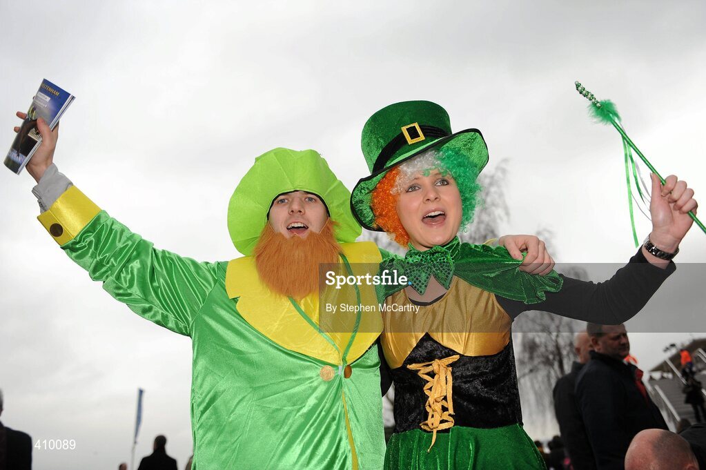 17 March 2010; Kevin Lynam and Margaret Connolly, from Mullingar, Co. Westmeath, ahead of the second day of the Cheltenham Racing Festival. Cheltenham Racing Festival - Wednesday. Prestbury Park, Cheltenham, Gloucestershire, England. Picture credit: Stephen McCarthy / SPORTSFILE