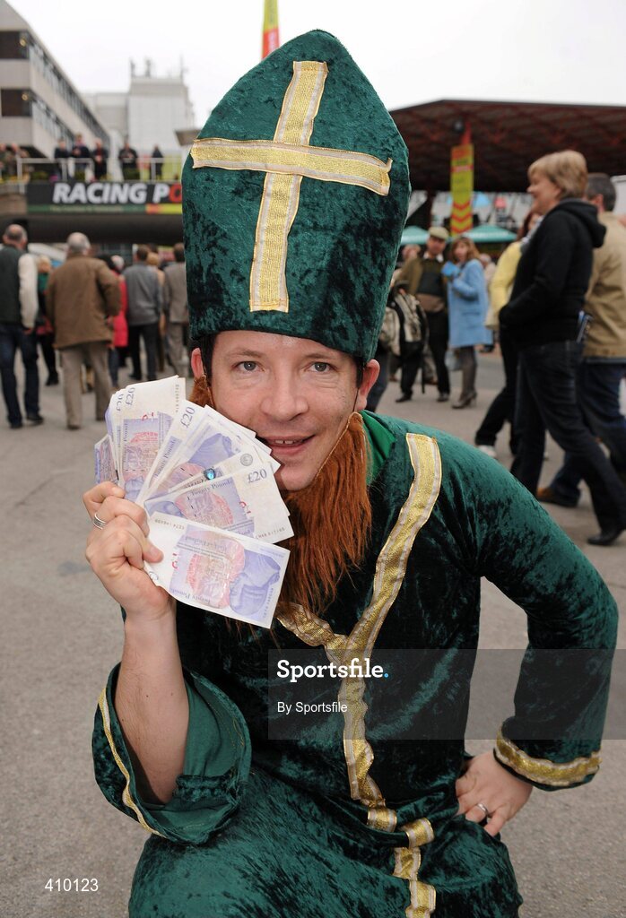17 March 2010; Keith Fitzsimons from Dublin enjoying the days racing. Cheltenham Racing Festival - Wednesday. Prestbury Park, Cheltenham, Gloucestershire, England. Photo by Sportsfile