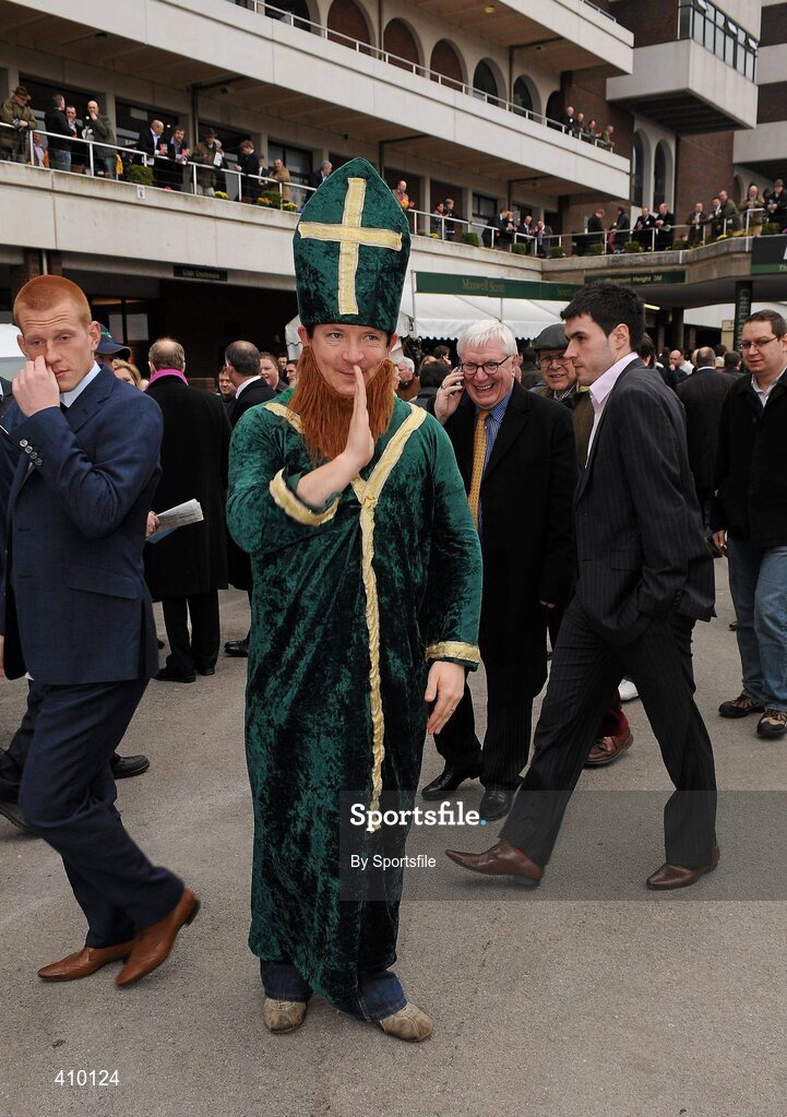 17 March 2010; Keith Fitzsimons from Dublin enjoying the days racing. Cheltenham Racing Festival - Wednesday. Prestbury Park, Cheltenham, Gloucestershire, England. Photo by Sportsfile