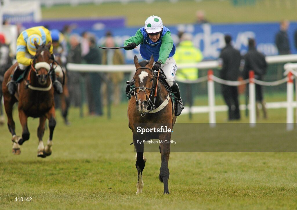 17 March 2010; Poker de Sivola, with Katie Walsh up, on their way to winning the 140th Year Of The National Hunt Chase Challenge Cup. Cheltenham Racing Festival - Wednesday. Prestbury Park, Cheltenham, Gloucestershire, England. Picture credit: Stephen McCarthy / SPORTSFILE
