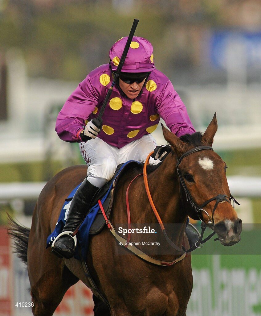 17 March 2010; Big Zeb, with Barry Geraghty up, on their way to winning the Seasons Holidays Queen Mother Champion Chase. Cheltenham Racing Festival - Wednesday. Prestbury Park, Cheltenham, Gloucestershire, England. Picture credit: Stephen McCarthy / SPORTSFILE